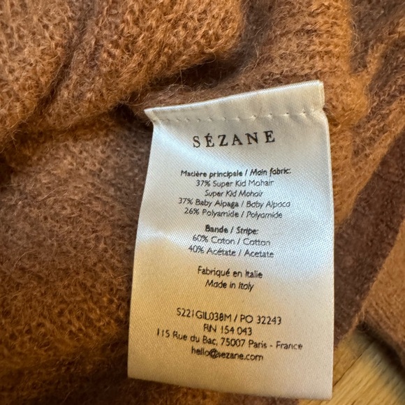 Sezane Brown Cardigan Sweater - Picture 6 of 6